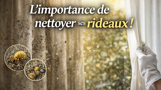 Vos rideaux sont plus sales que vous ne le pensez